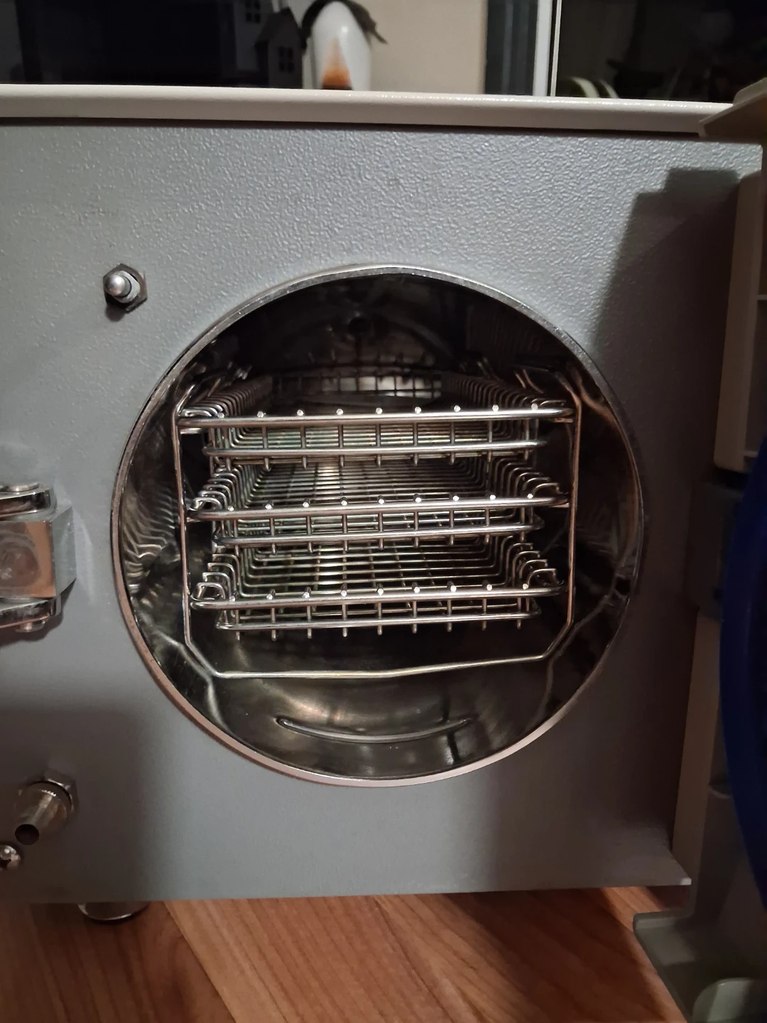 Trays & 3 baskets removed from Tuttnauer Autoclave 1730
