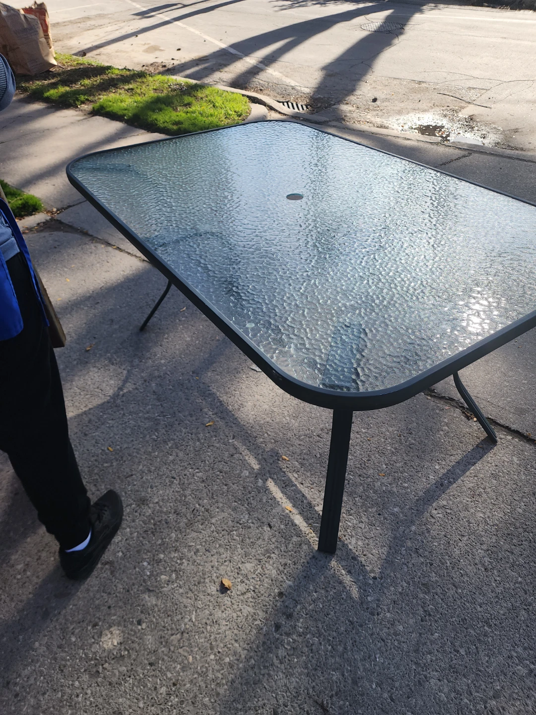 Outdoor Patio Glass Table - photo 2