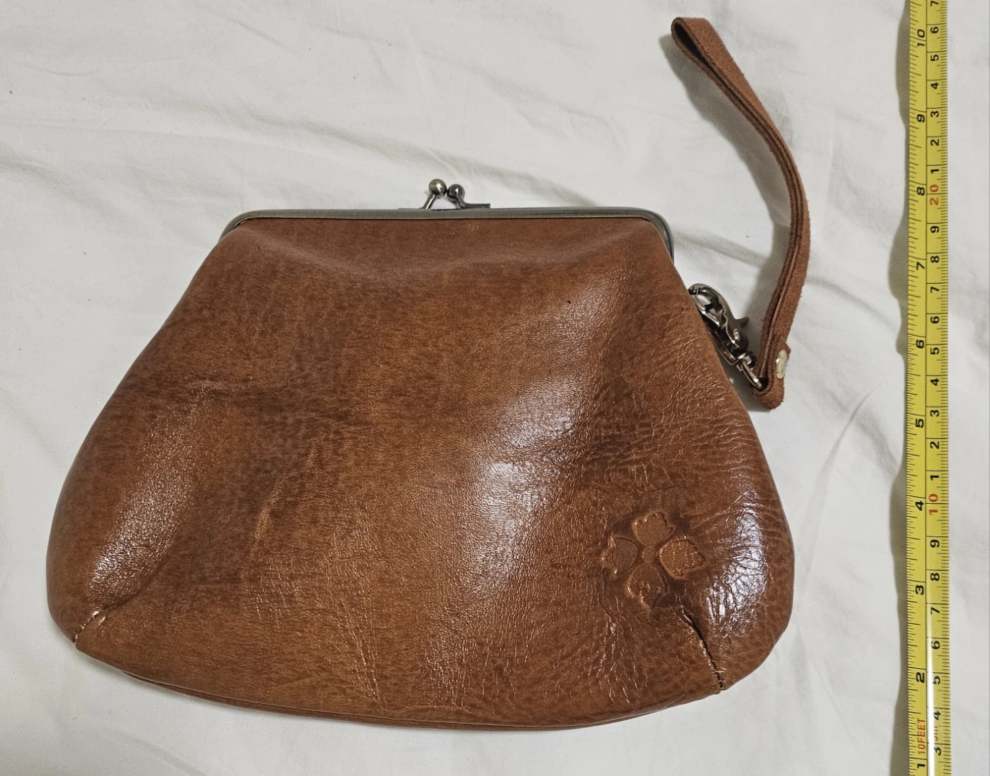 Patricia Nash Women's Embossed Leather Kisslock Clutch Wristlet - photo 2