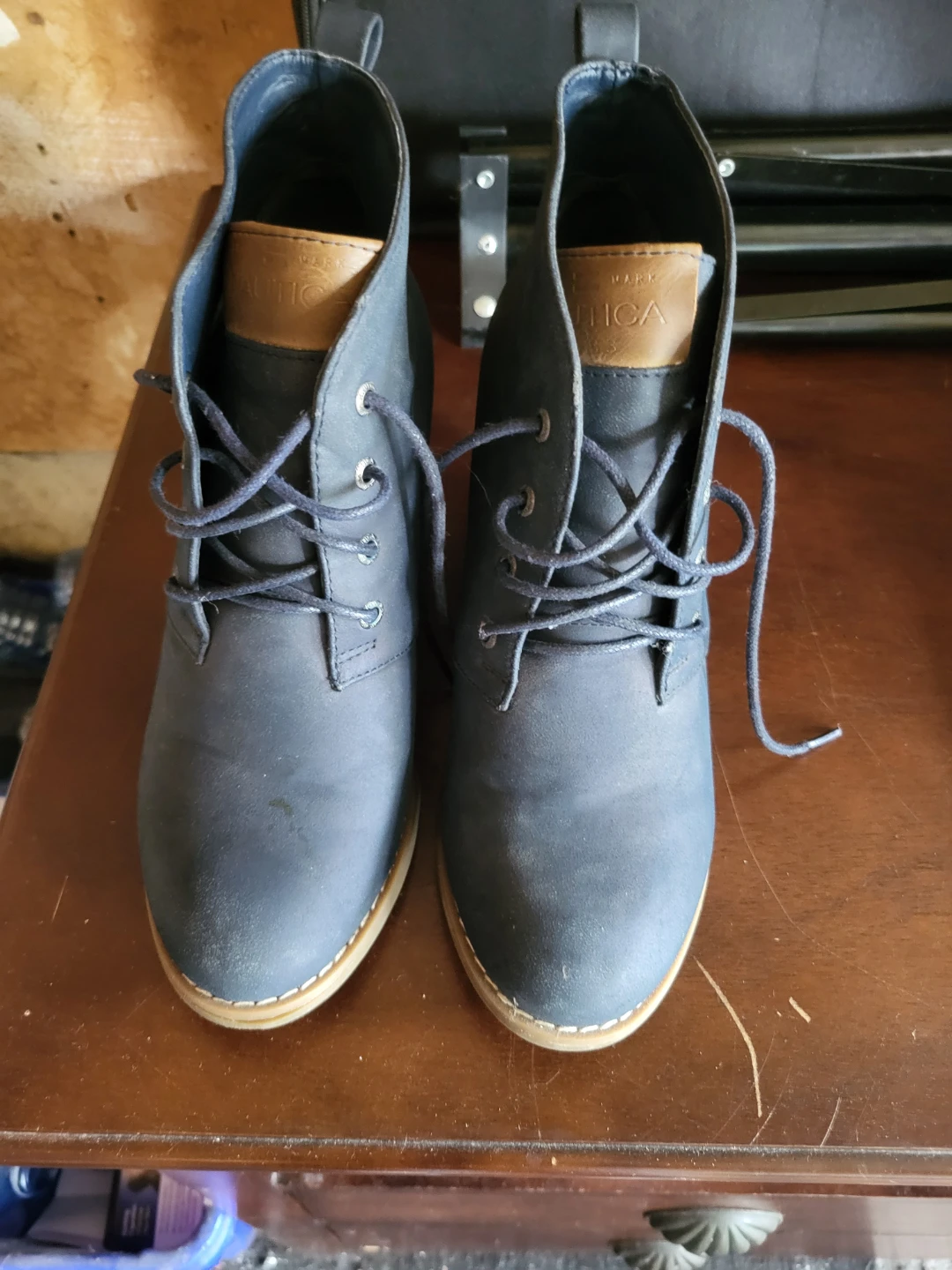 Nautica Waterline Ankle Boots, Size 8 US