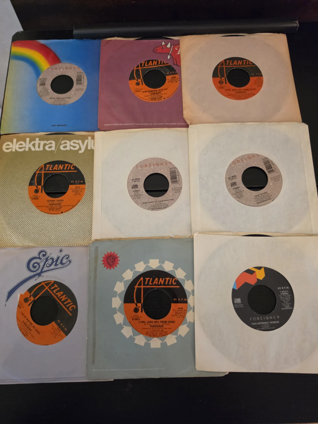 100+ Classic Rock & Pop 45 RPM Records – VG to NM - photo 3