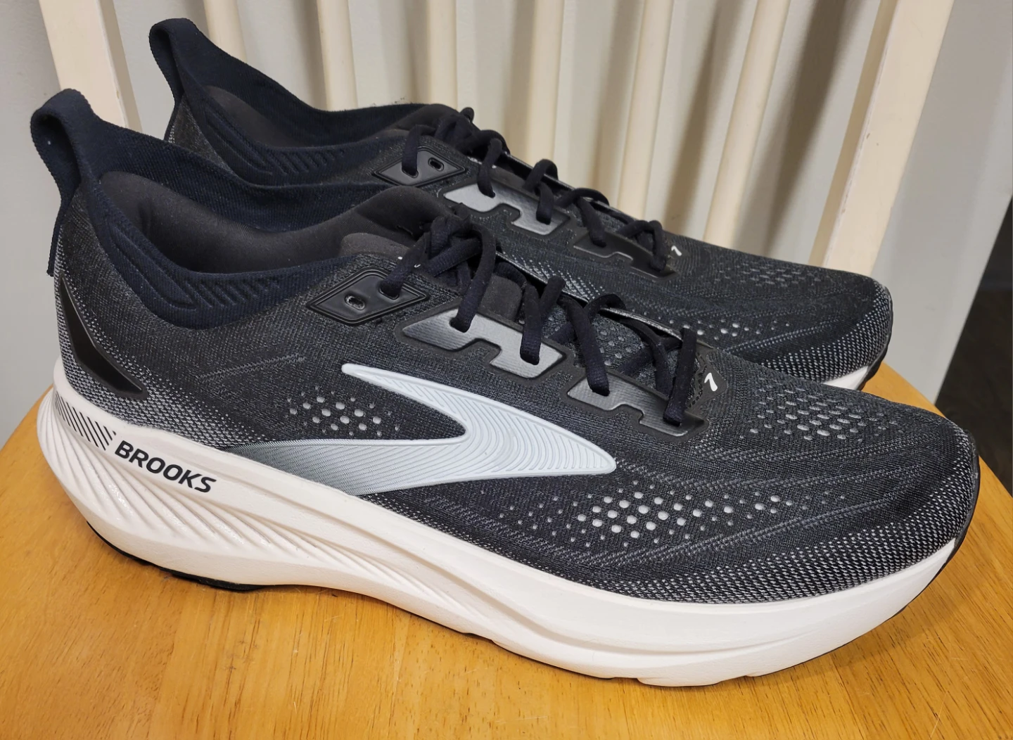 BROOKS GLYCERIN GTS 23 Trainer Mens Black Grey Sneakers Sz 14