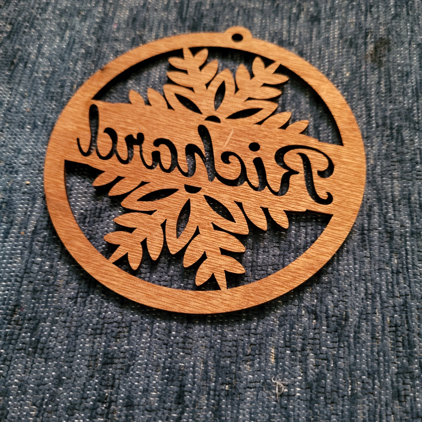 Wooden Snowflake Ornament - Richard - photo 2