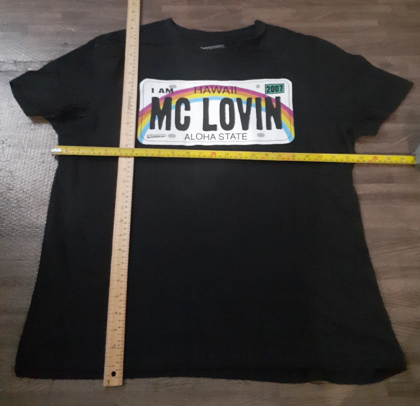 McLovin Hawaii License Plate Graphic T-Shirt
