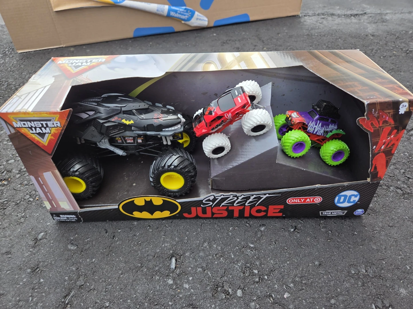 Monster Jam Street Justice DC Vehicle Set