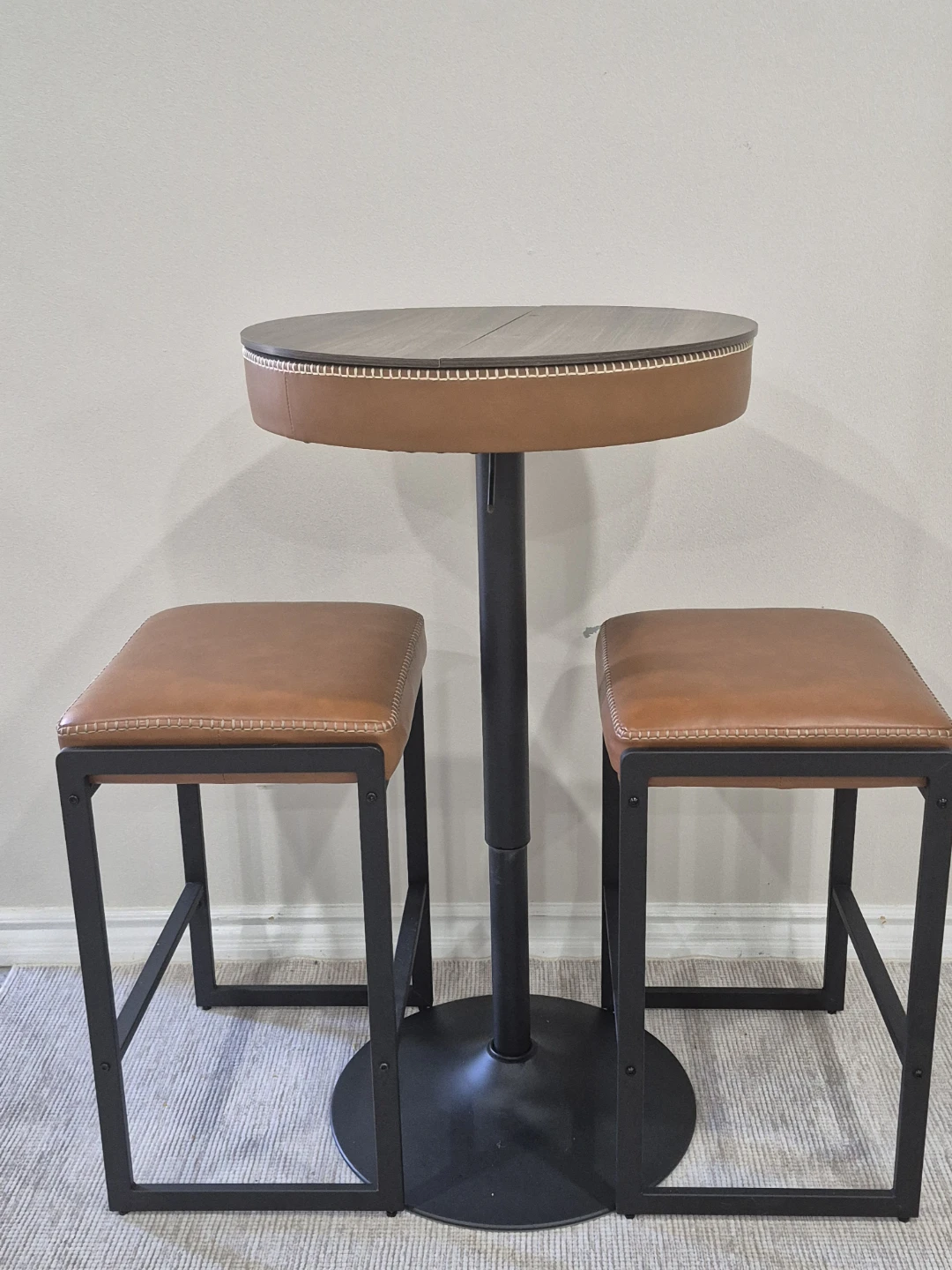 Pub Table and Stool Set