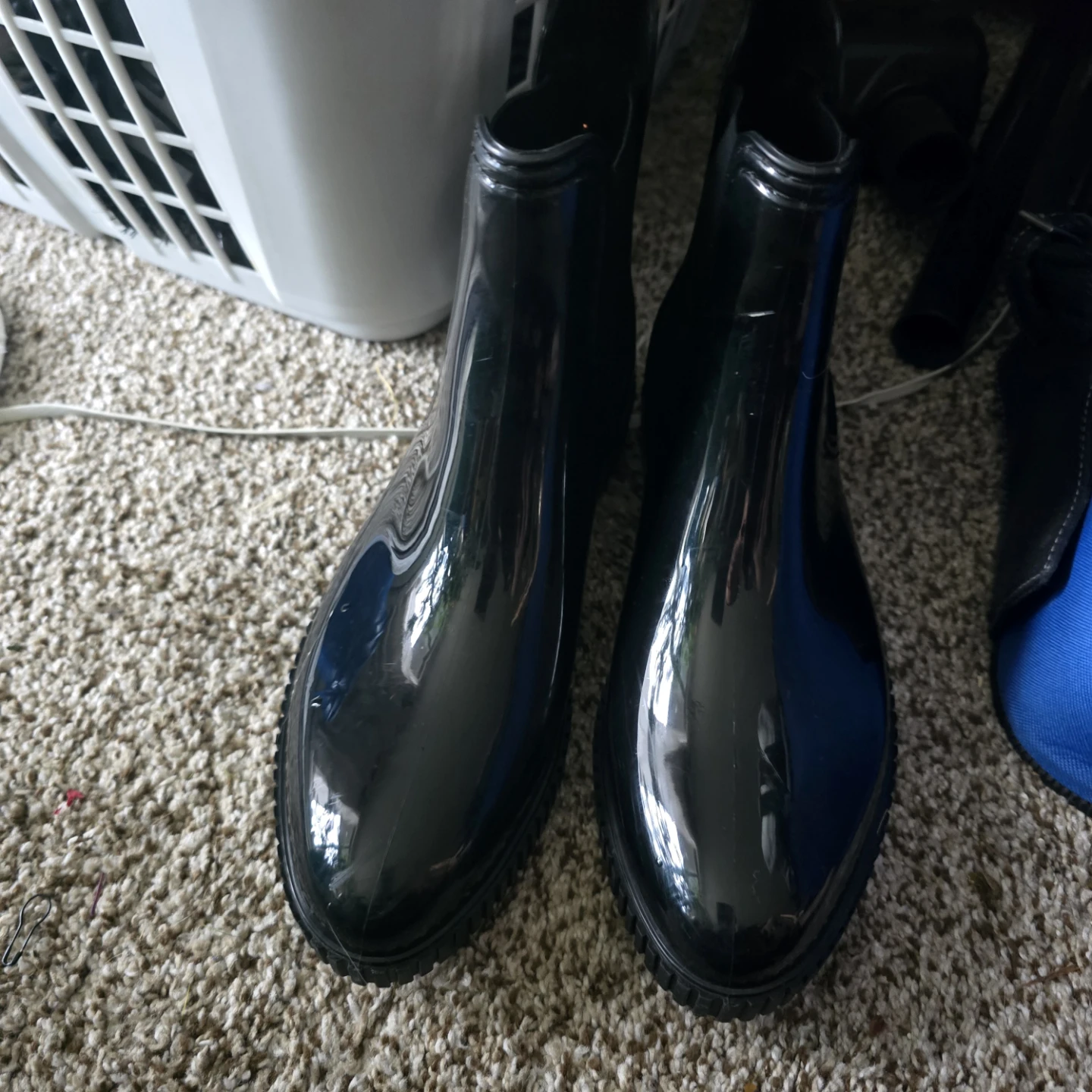 Black Waterproof Ankle Boots Size 39