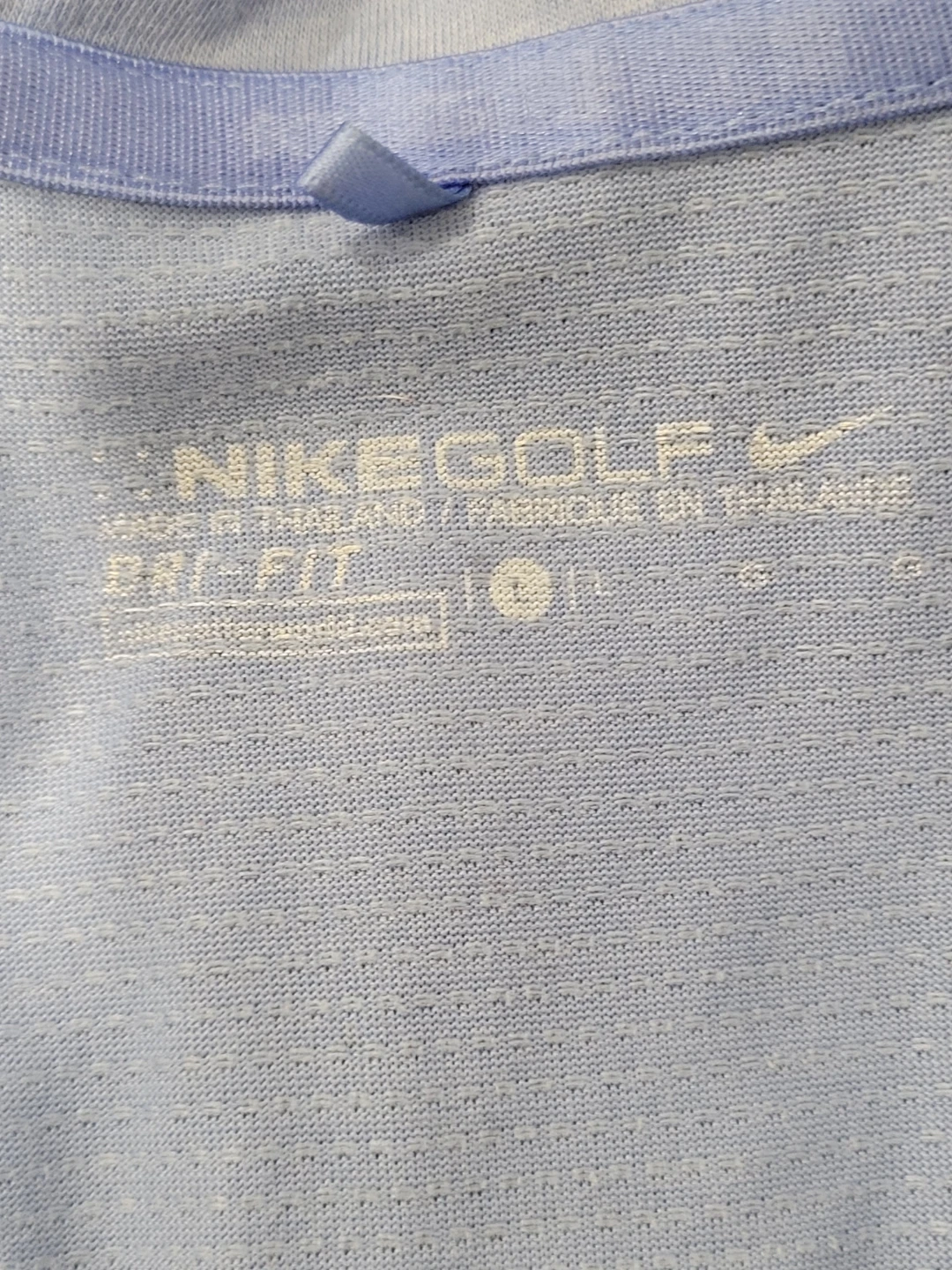 Nike Golf Dri-Fit Polo Shirt - Blue - Large - photo 4