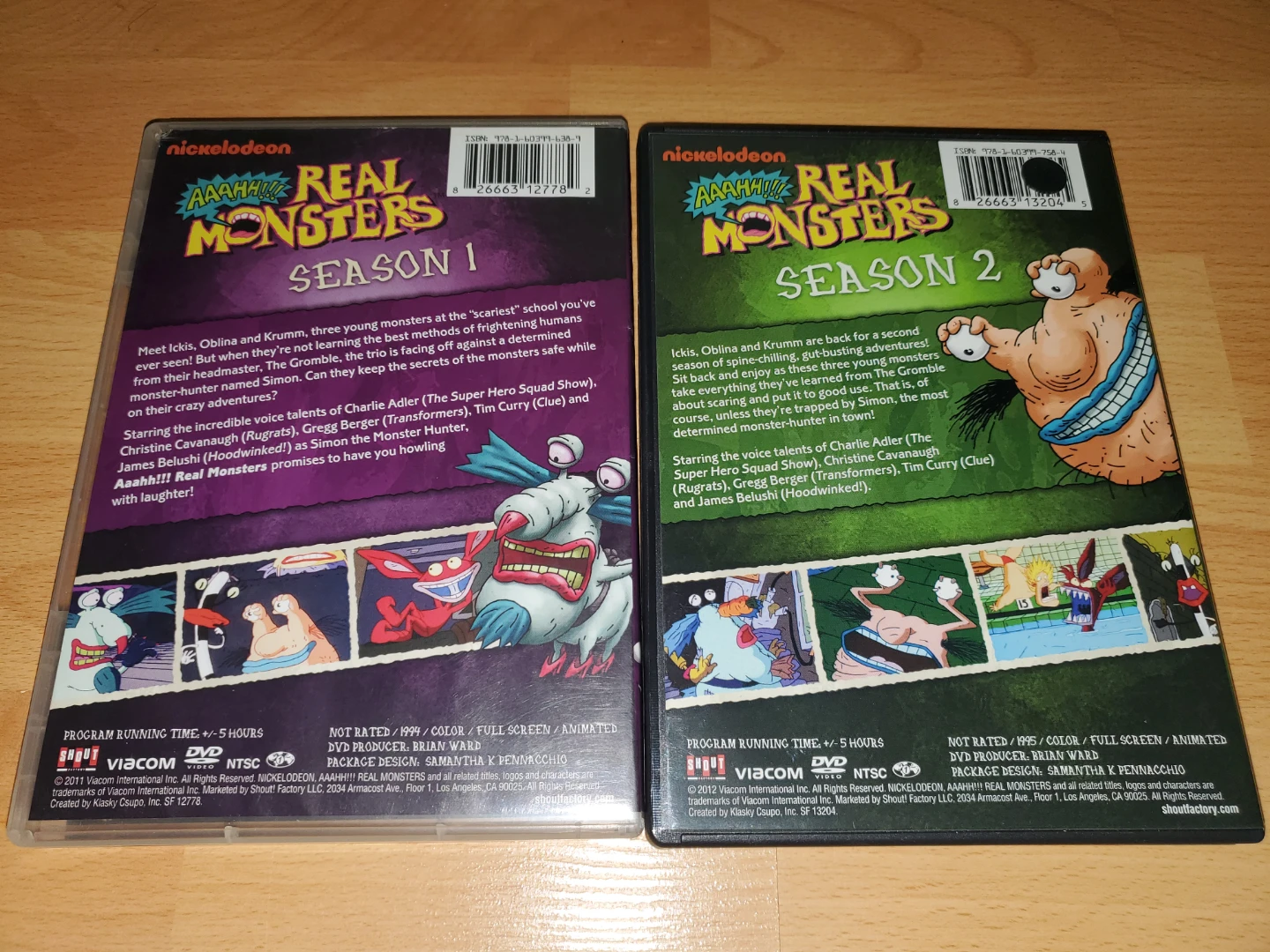 Aaahh!!! Real Monsters Season 1 & 2 DVD Set - photo 2