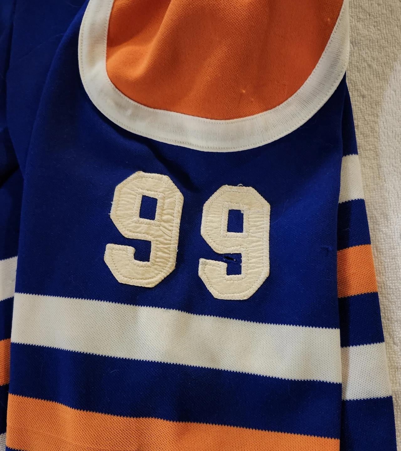 Vintage Edmonton Oilers Maska Ultrafil Jersey 99 - photo 3