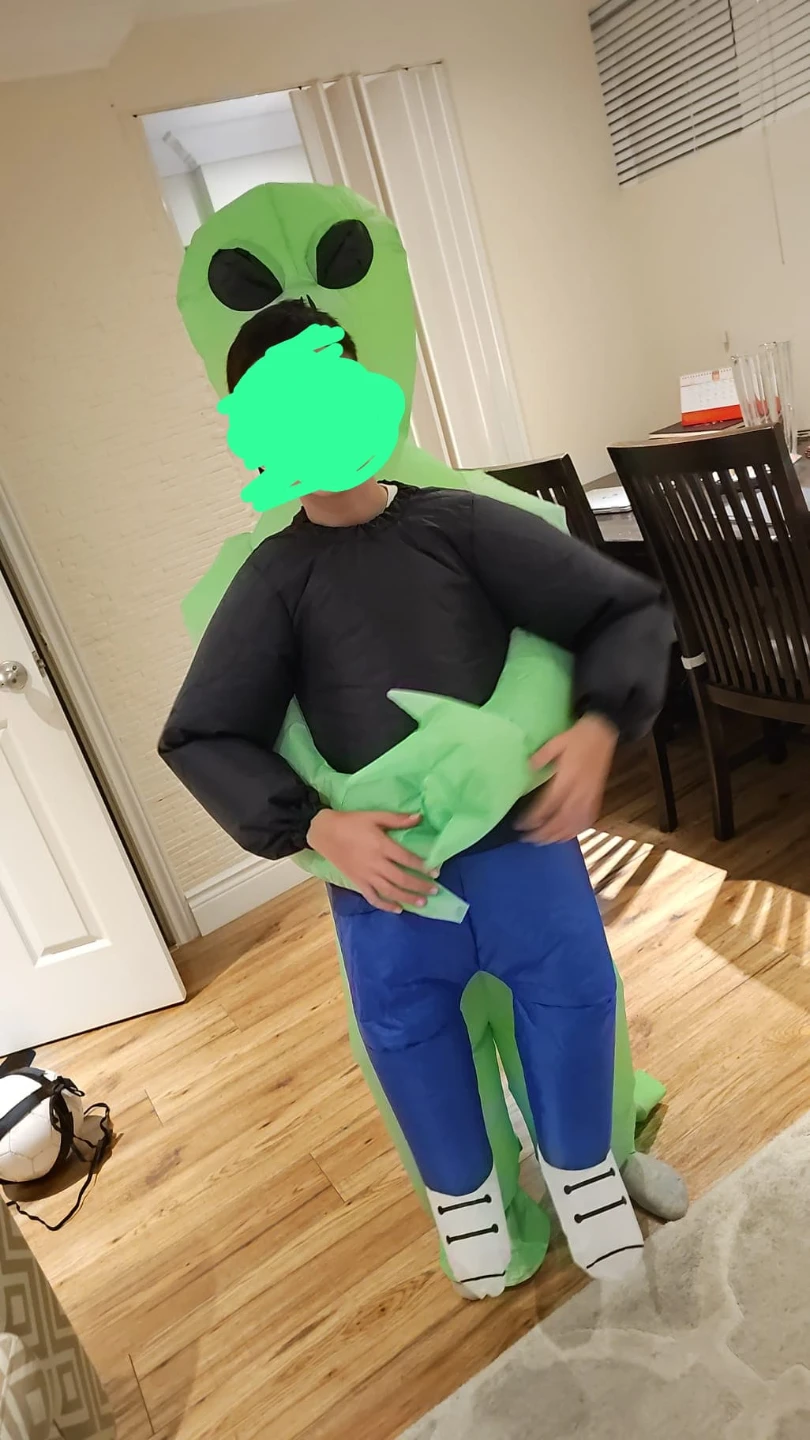Inflatable Alien Kid's Costume - photo 2