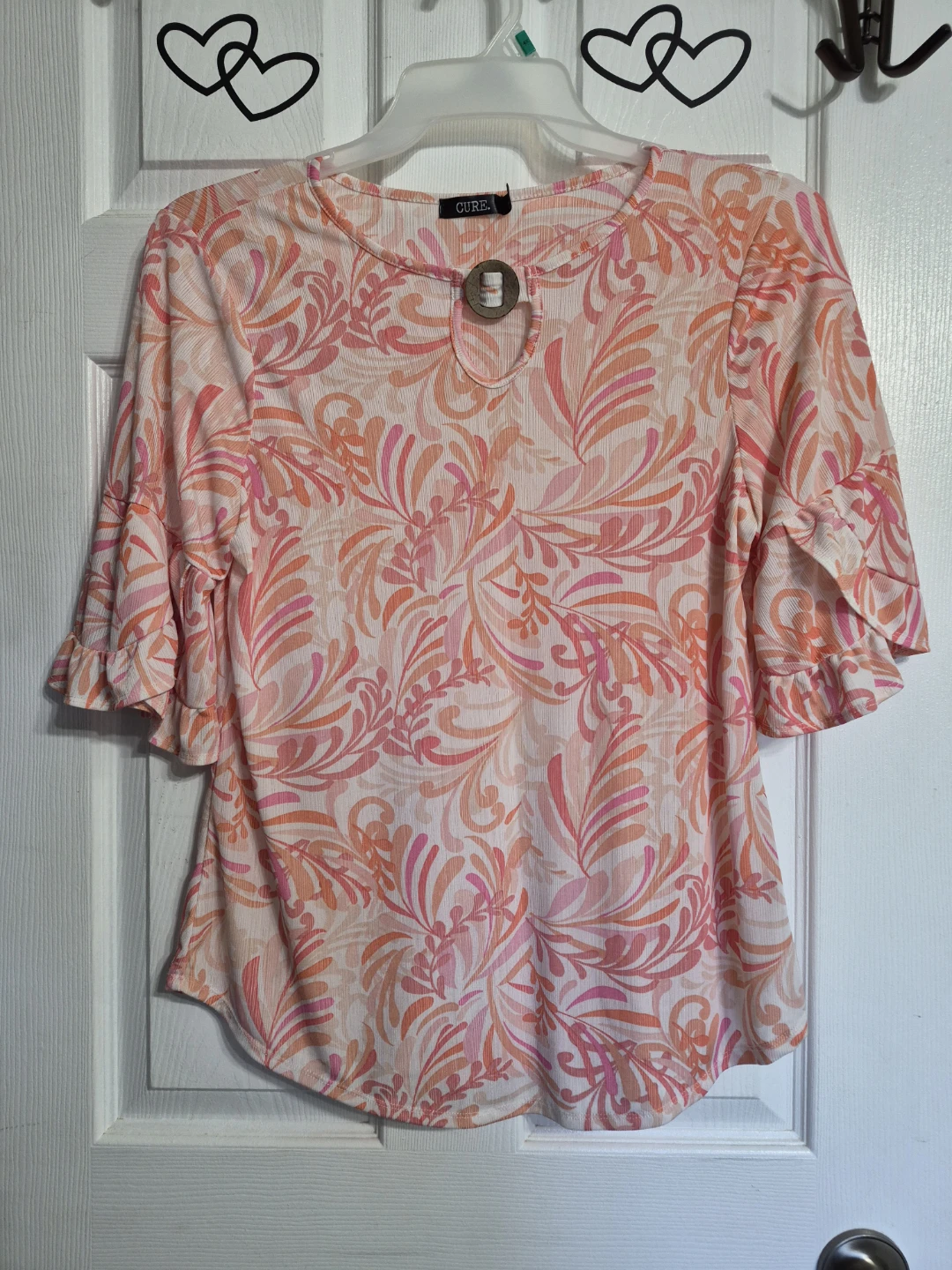 Ladies Size Medium Light Blouse Top