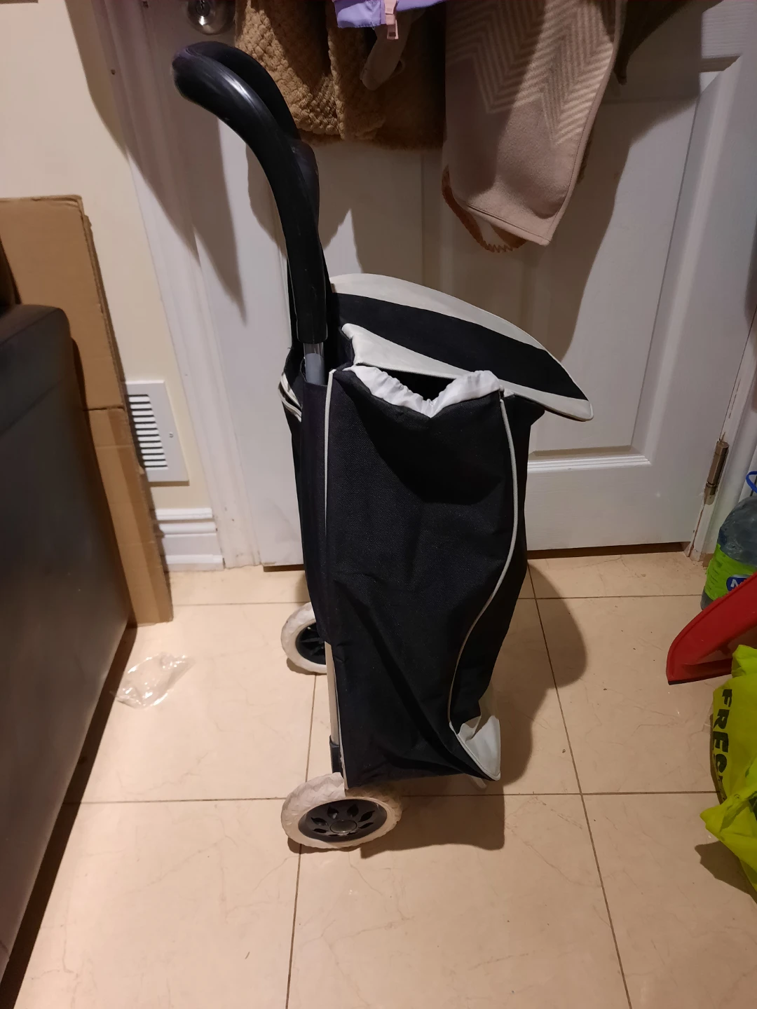 Collapsible 🛍 Shopping Cart w/ Drawstring Closure