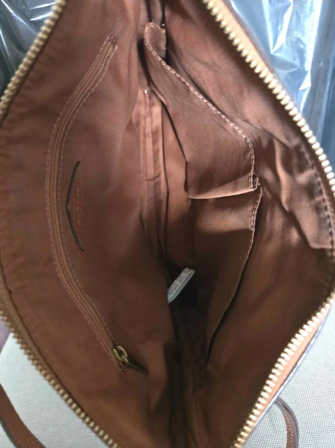 Fossil Brown Leather Crossbody Bag - photo 2
