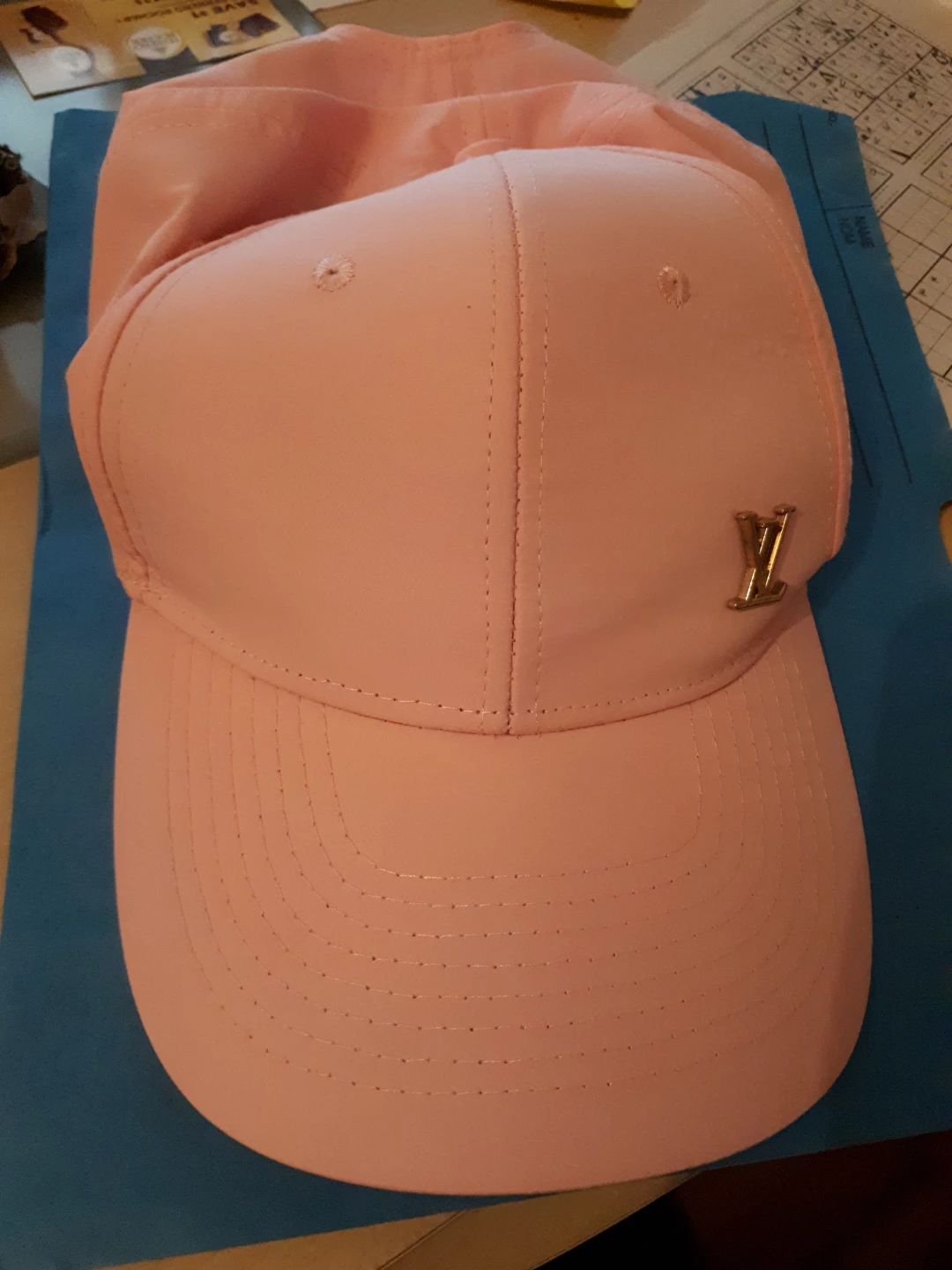 Louis Vuitton Pink Baseball Cap