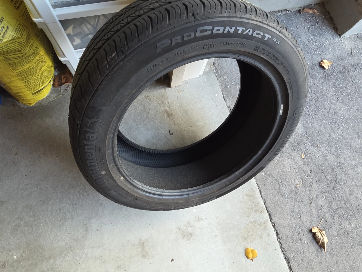 4 Continental ProContact RX Tires 255/45 R19 - photo 2