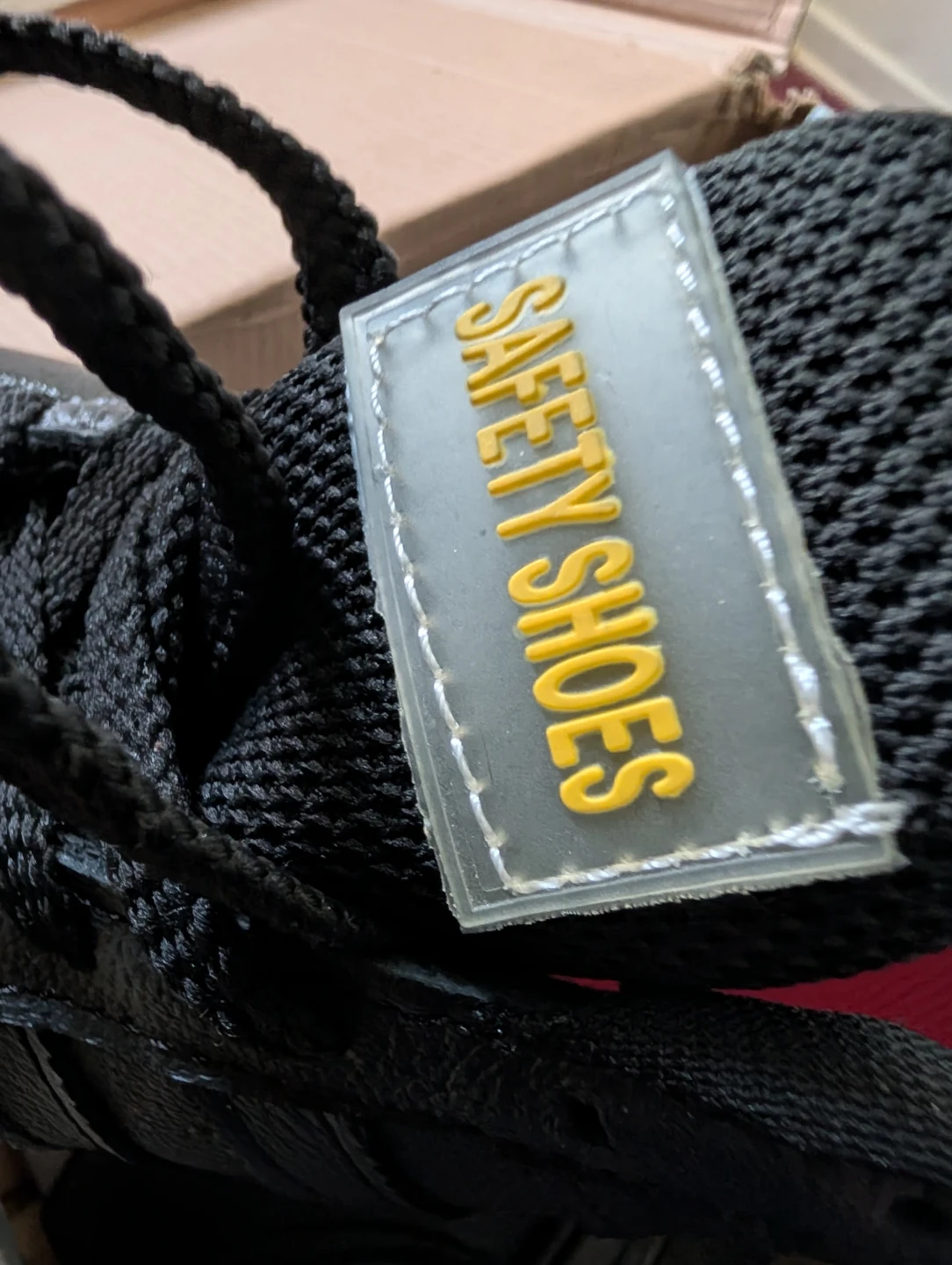 Black Safety Shoes Size 12