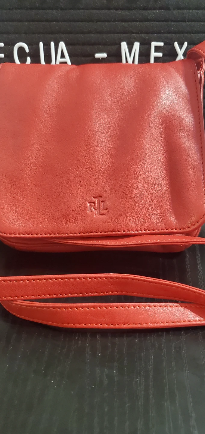 Lauren Ralph Lauren Red Leather Crossbody Bag - photo 2