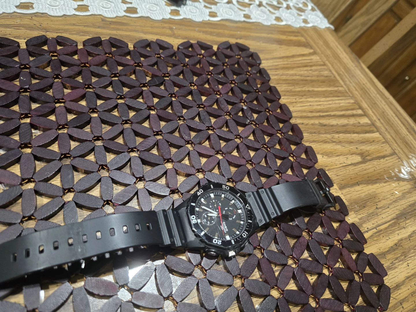 Casio Water Resist Black Watch