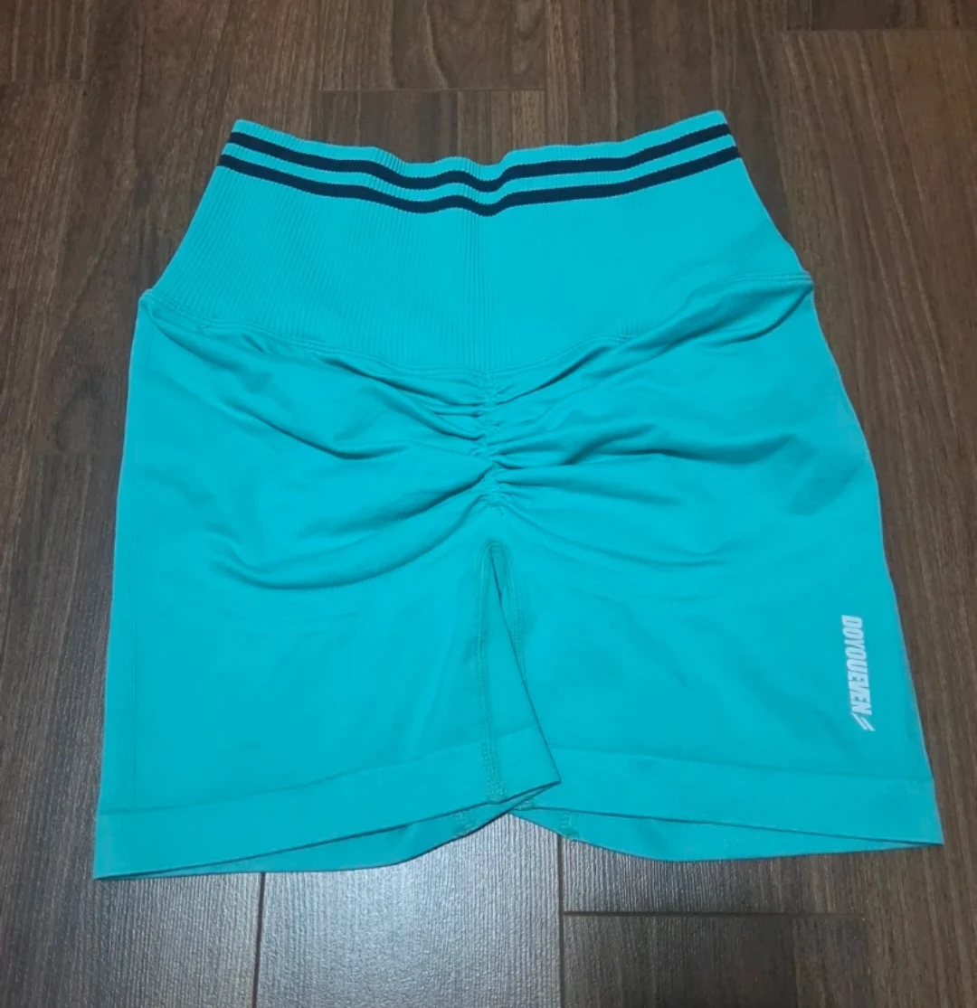 Doyoueven Teal Workout Shorts - photo 5