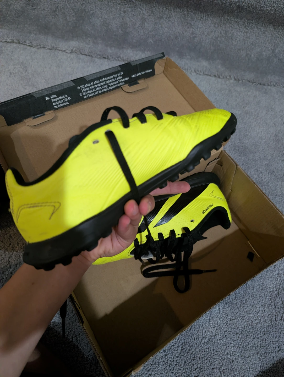 Kids Adidas Predator Soccer Cleats - photo 4