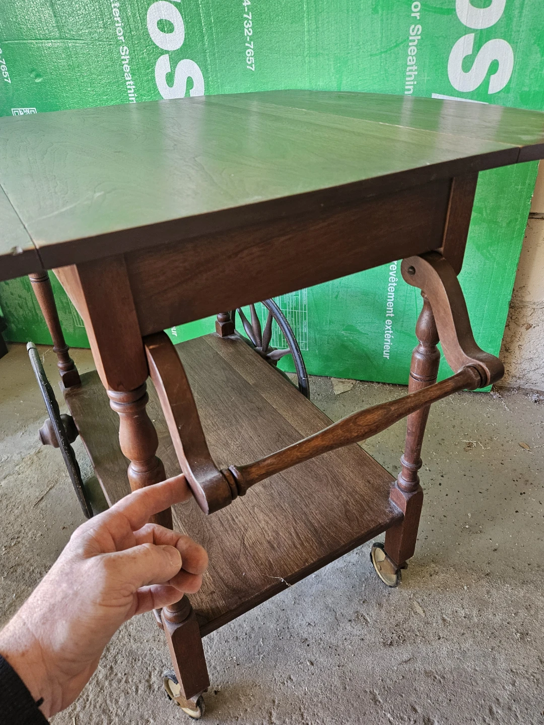 Malcolm & Hill Limited Drop-Leaf Serving Cart - photo 2