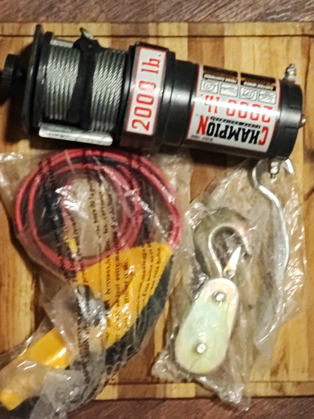 Champion 2000 lb. Electric Winch
