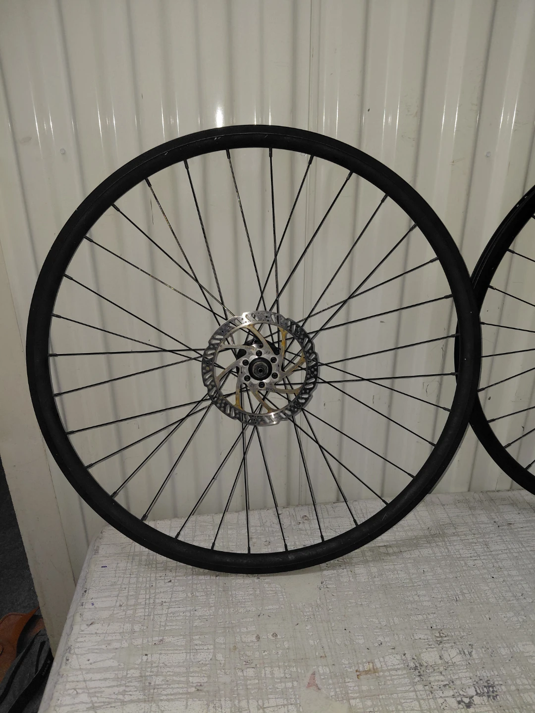 Bicycle Wheels with Disc Brake Rotors