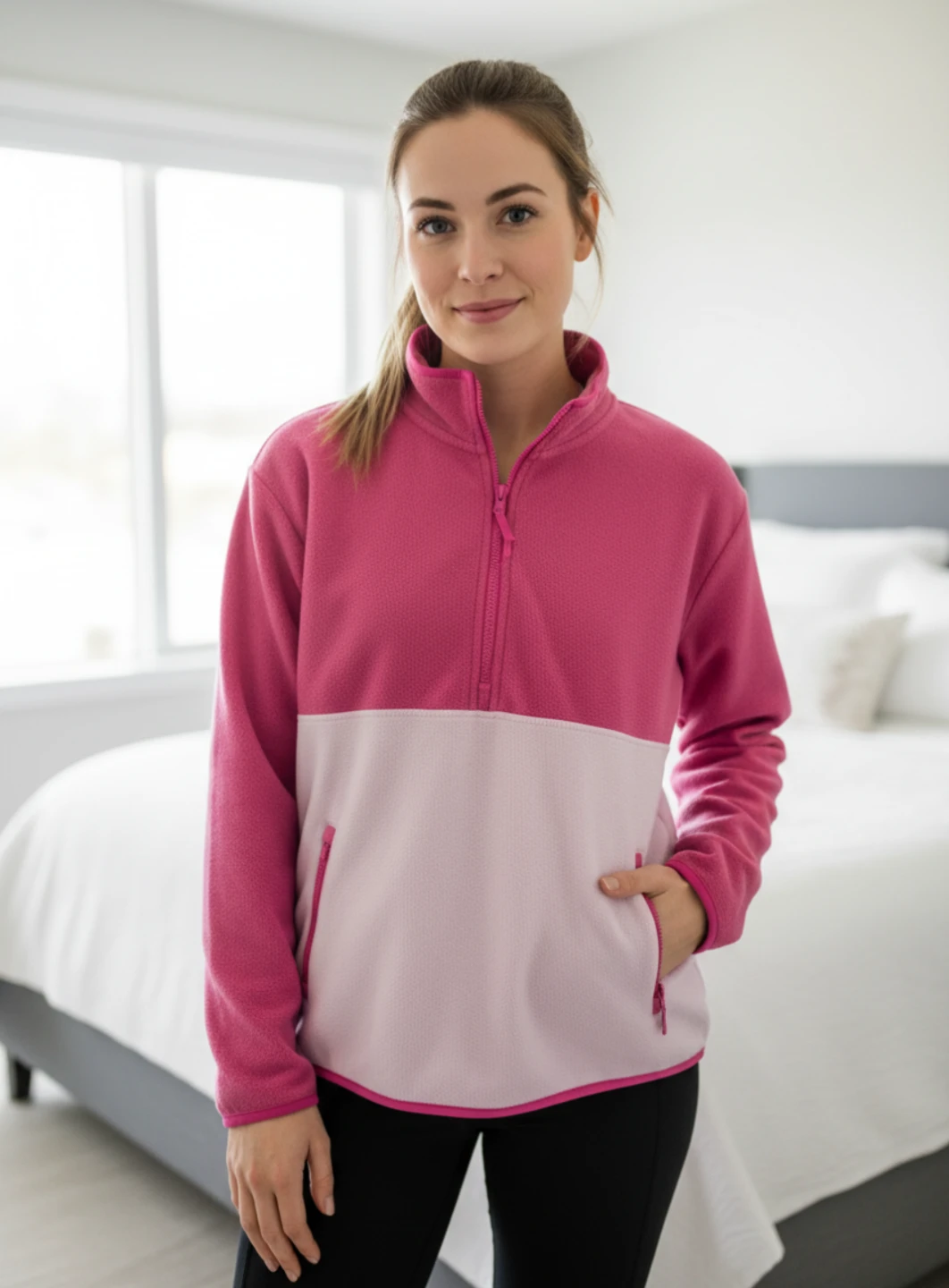 Kyodan Outdoor Two-Tone Fleece Pullover