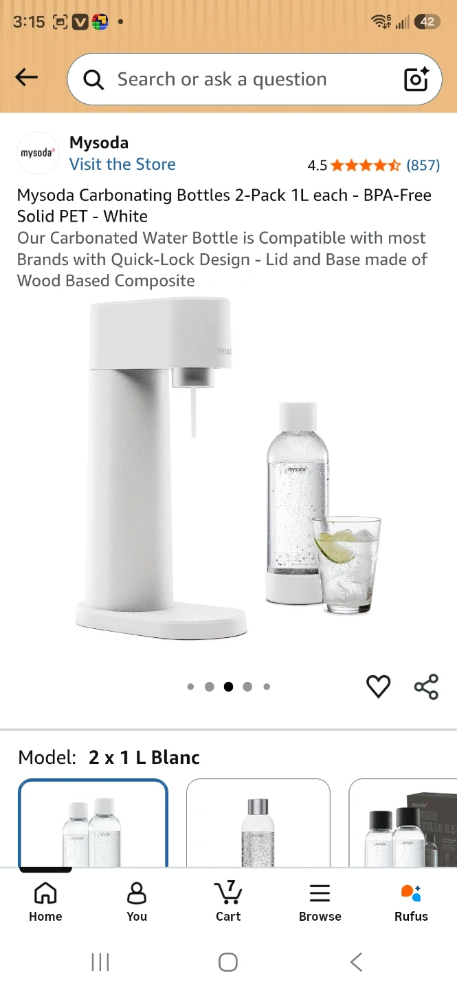 🥤 Mysoda Water Bottles – Set of 2 - photo 3