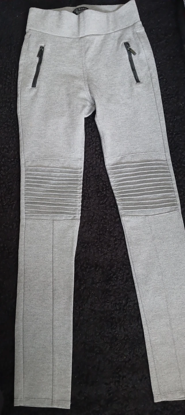 (Brand new)Grey Moto-Style Leggings - photo 2
