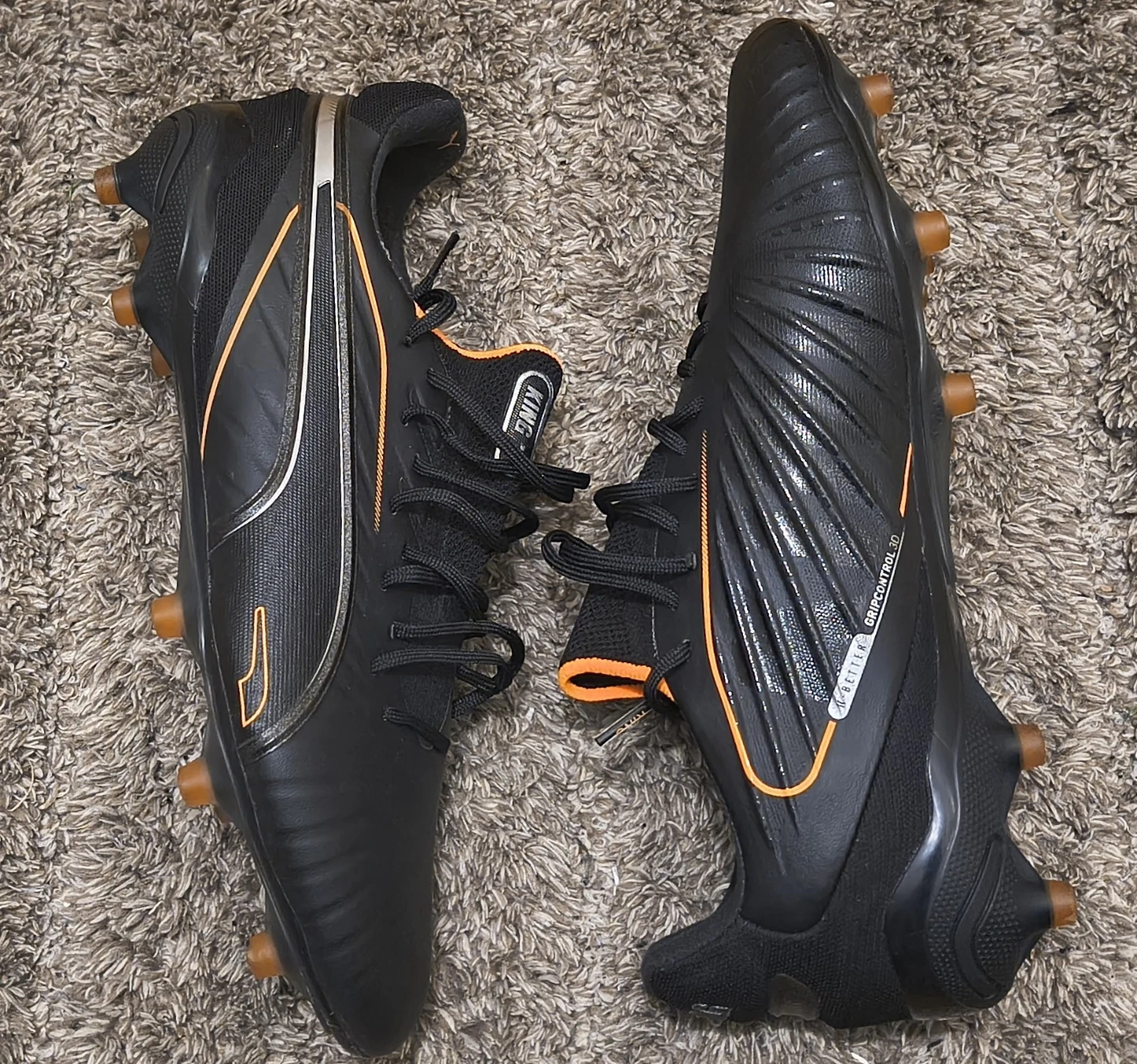 Puma King Ultimate Soccer Cleats Black/Orange - photo 2