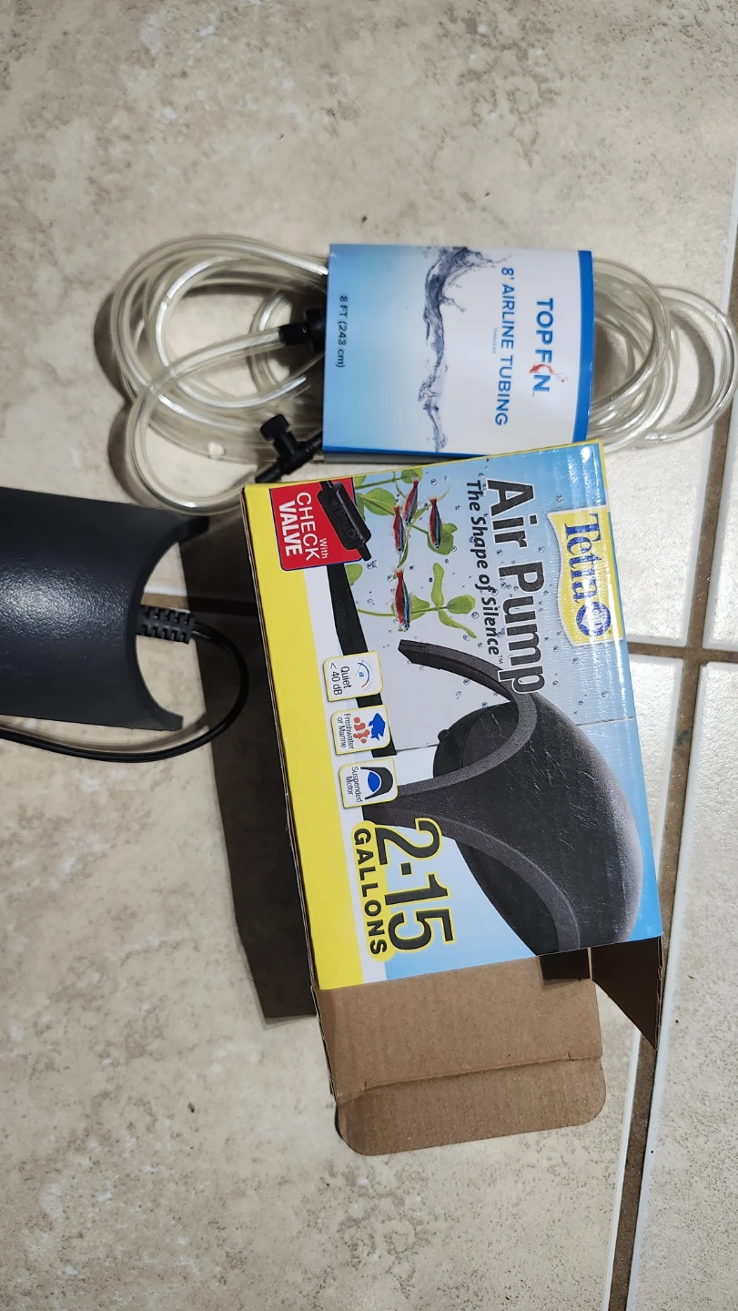Tetra Air Pump and 8' Top Fin Airline Tubing