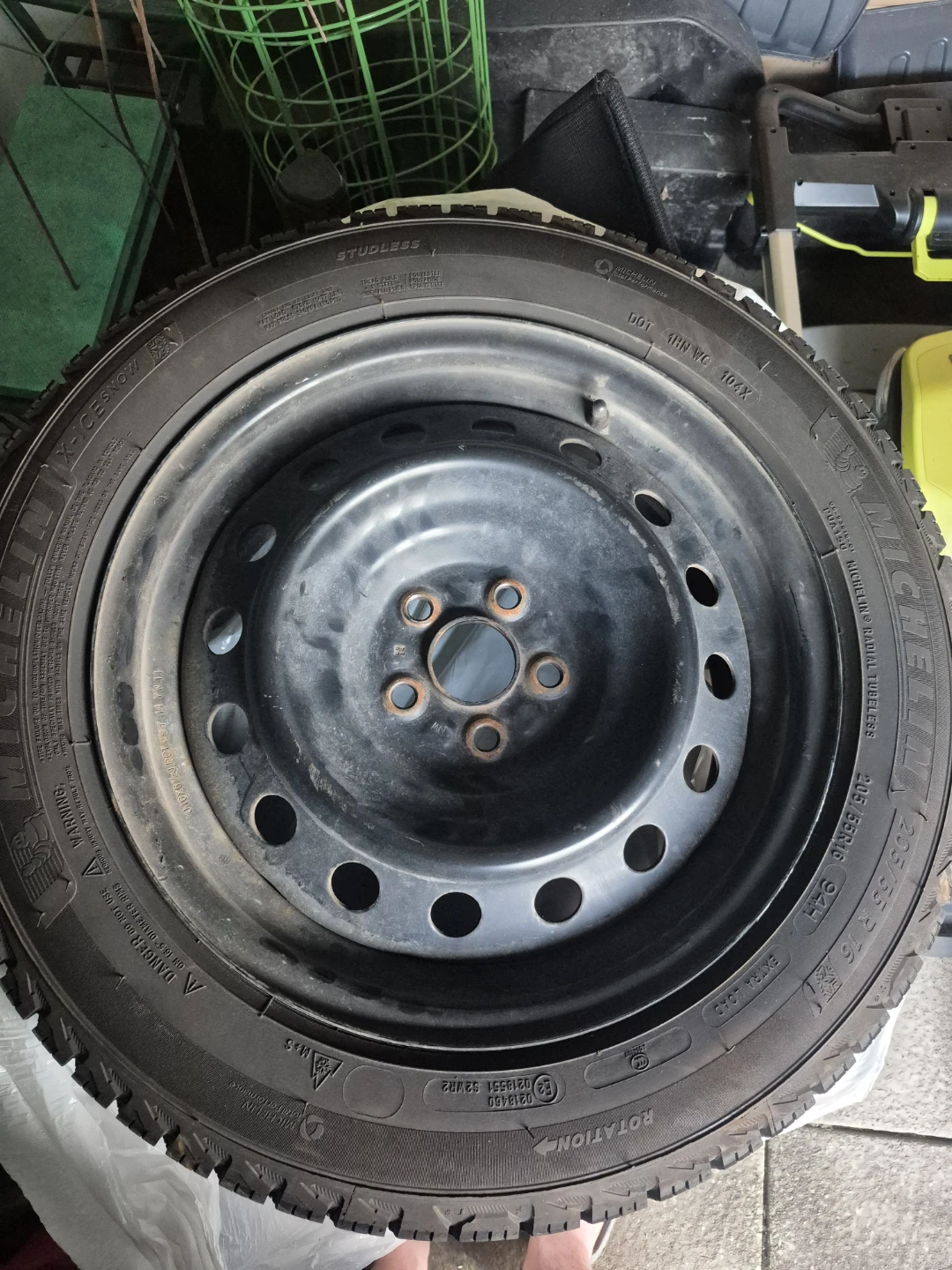 Michelin X-Ice Snow Tires with Rims 205/55R16