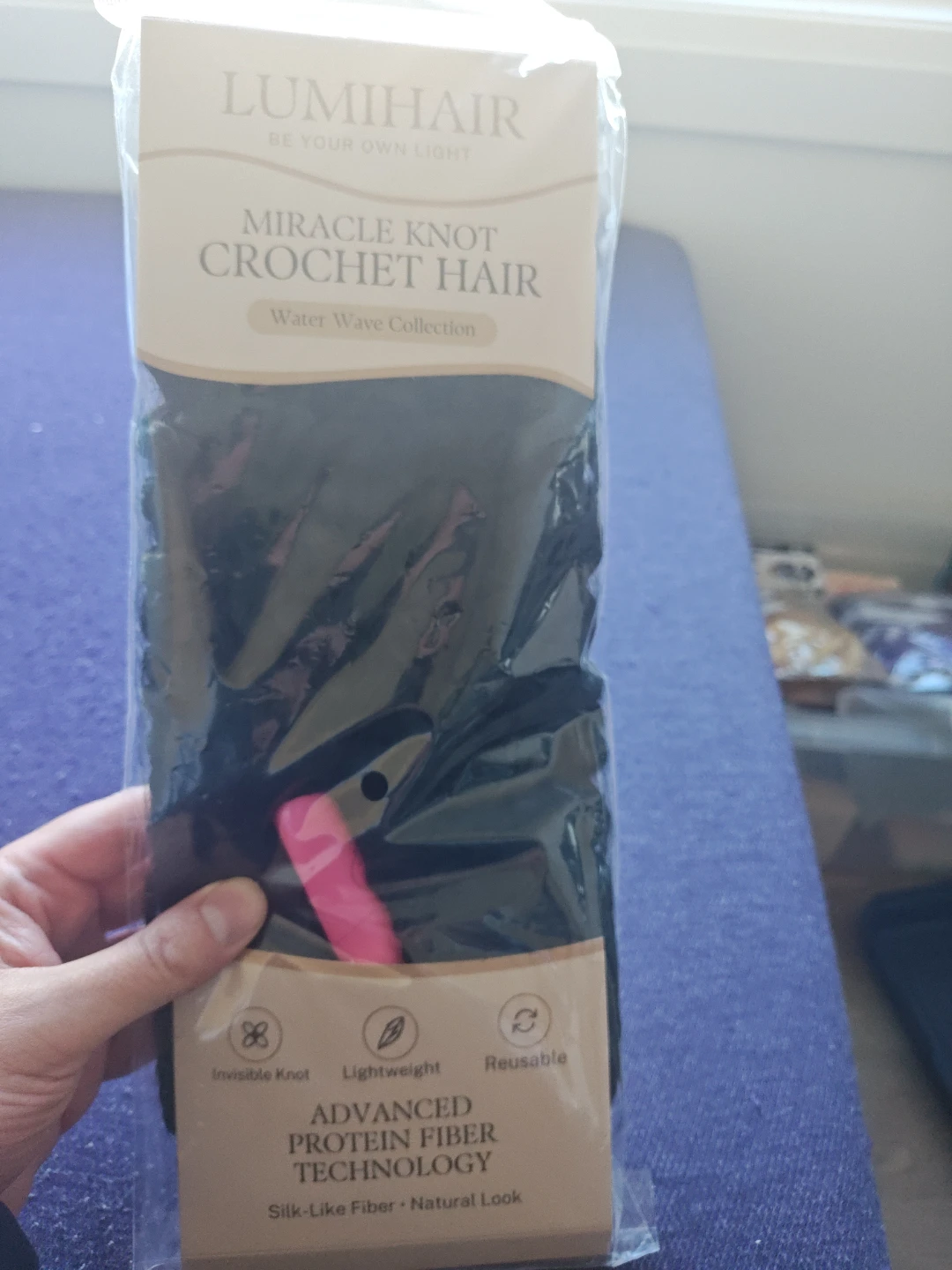 Lumihair Miracle Knot Crochet Hair - Water Wave