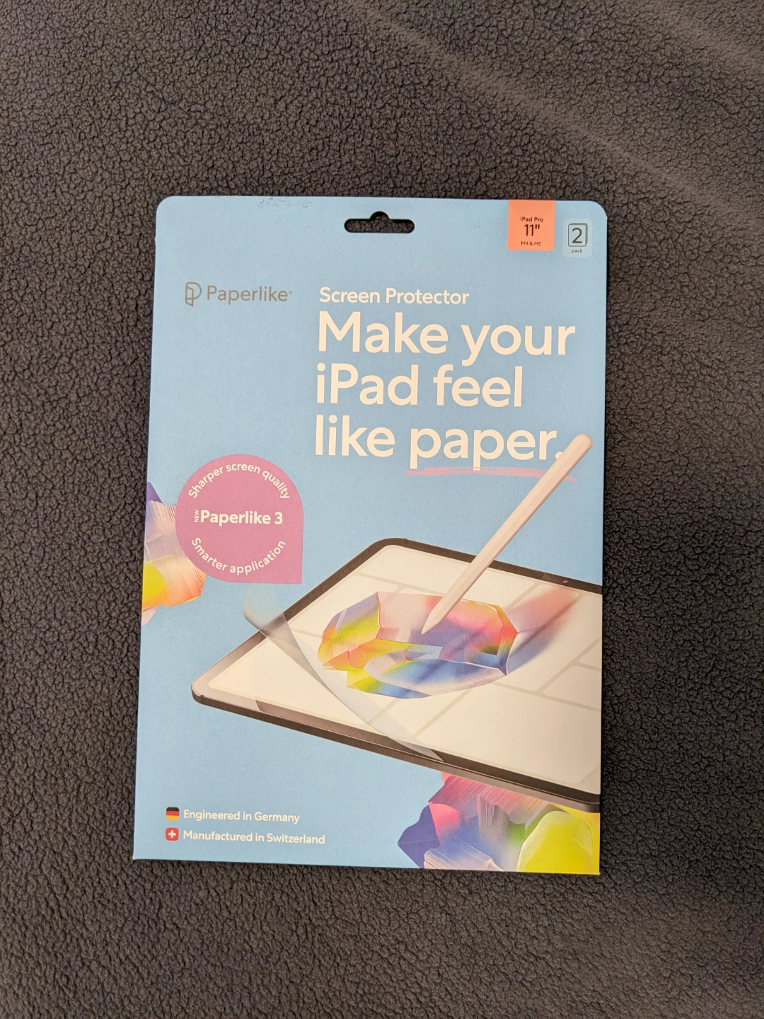iPad Pro 11" (256G) + Apple Pencil + Paperlike Screen Protector - photo 2