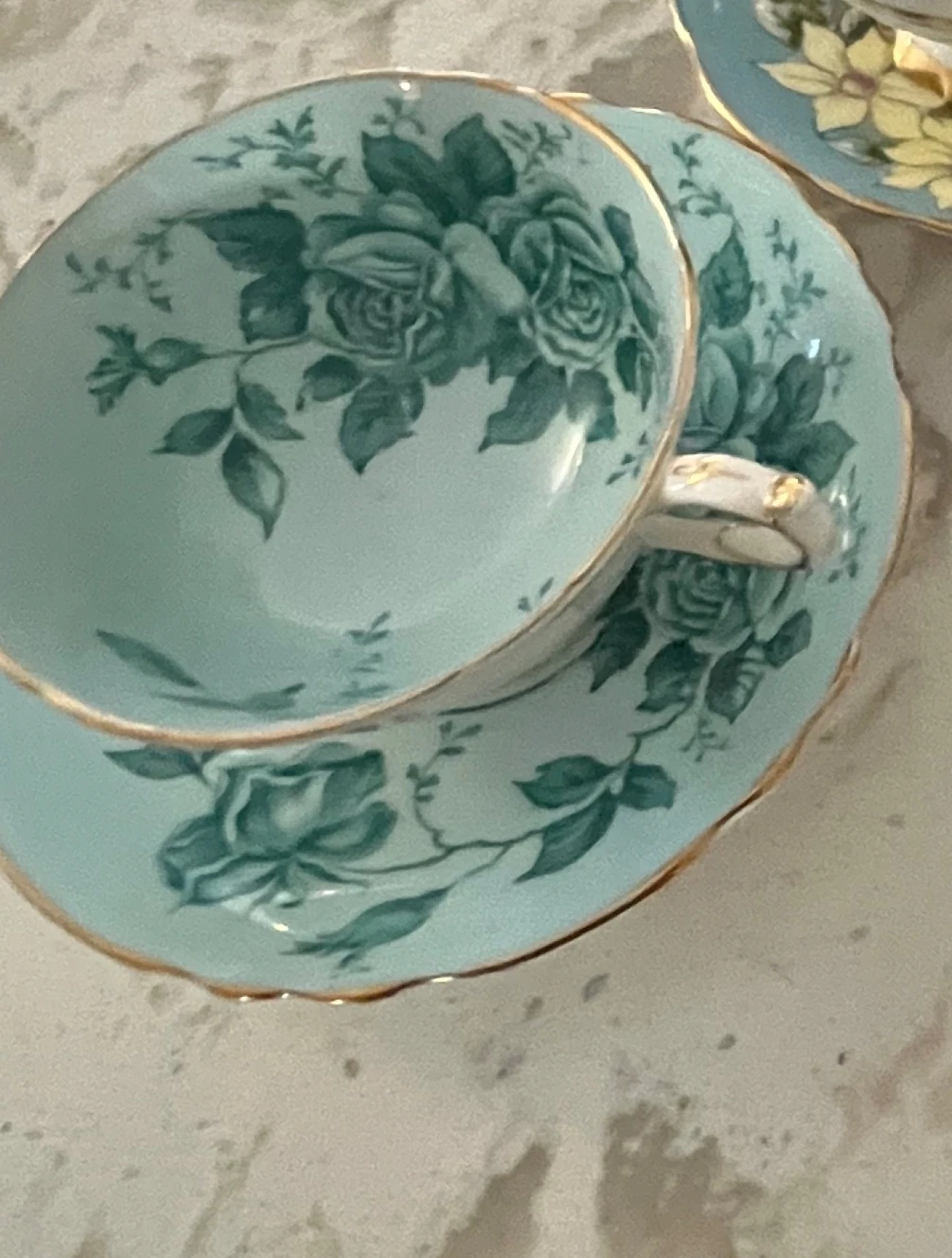 Extremely Vintg 2 Paragon and 1Royal Stafford Tea Cup Sets - photo 4