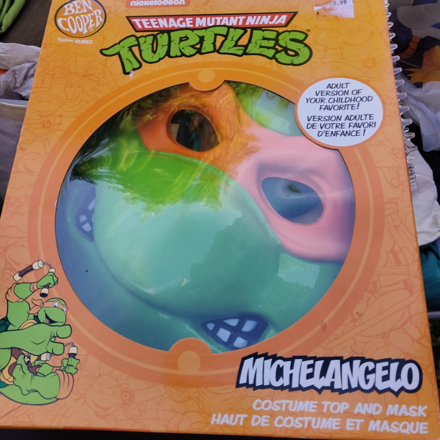 Ben Cooper Michelangelo Costume Kit