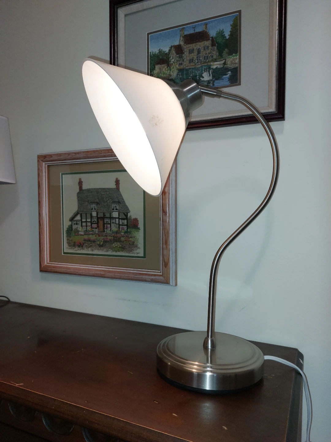 Ikea Brushed Nickel Table Lamp - photo 3