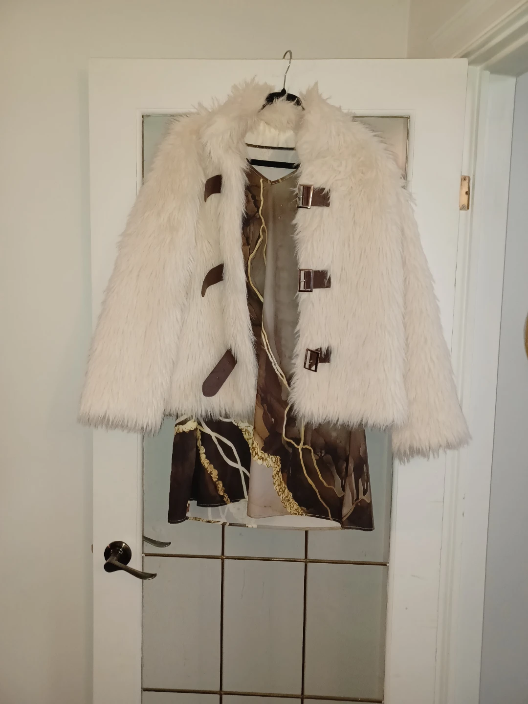 Creme Faux Fur Jacket - photo 2