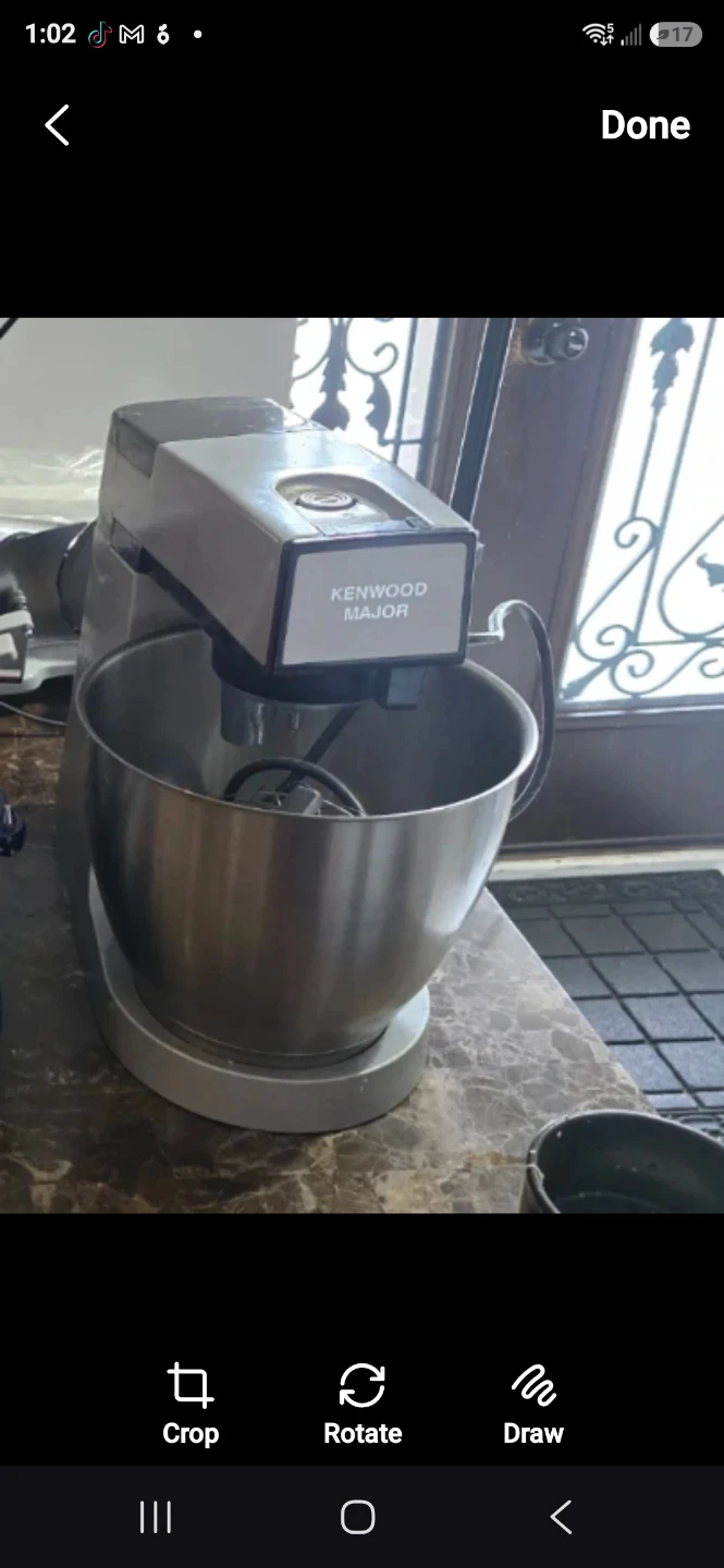 Kenwood Major Stand Mixer ( WHISK & DOUGH HOOK ATTACHMENTS)