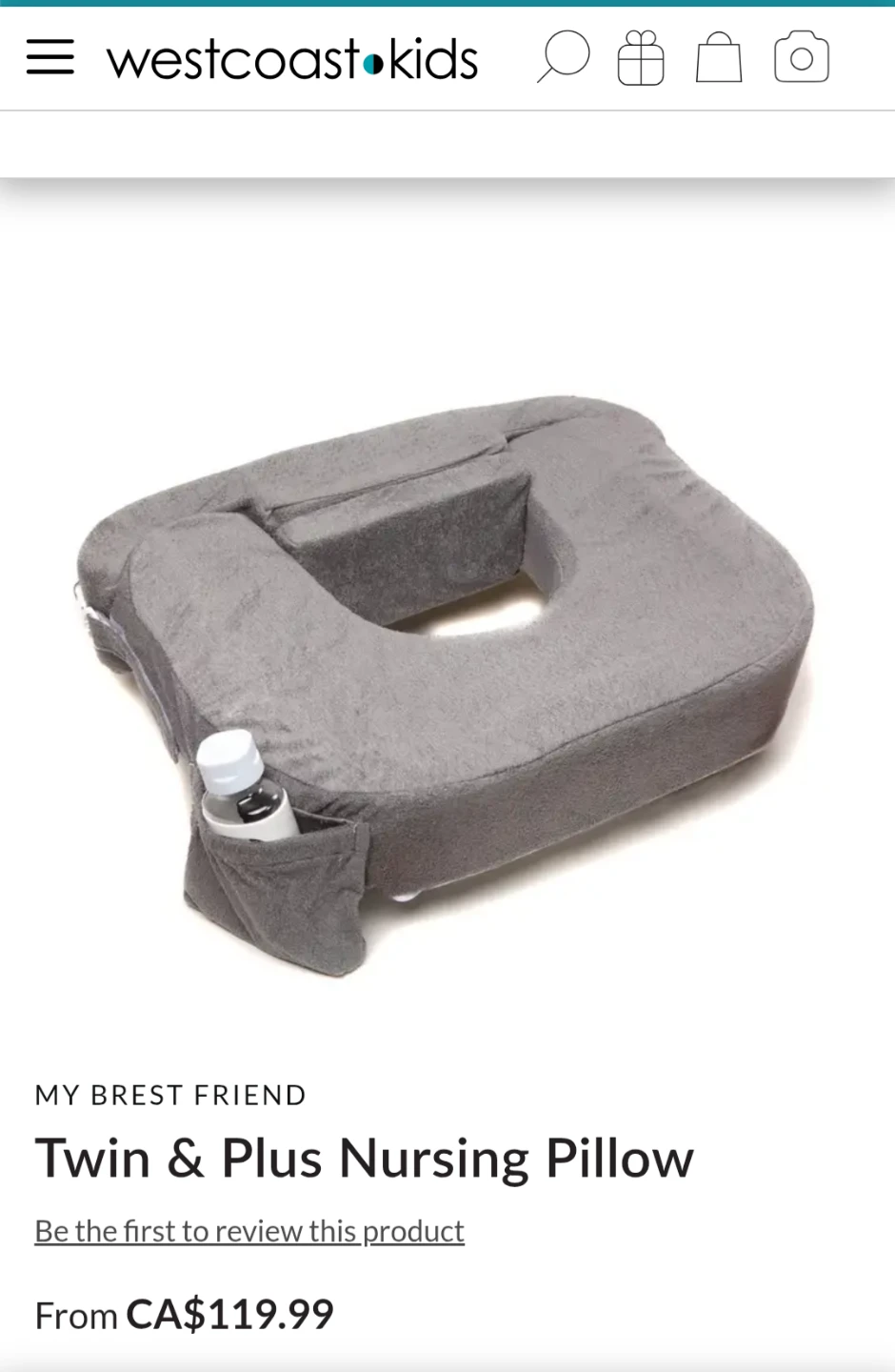 Twin Nursing Pillow - My Breast Friend Twin & Plus