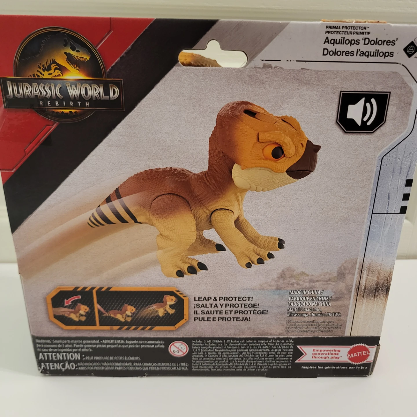 Jurassic World Rebirth Primal Protector Aquilops Dolores - photo 3