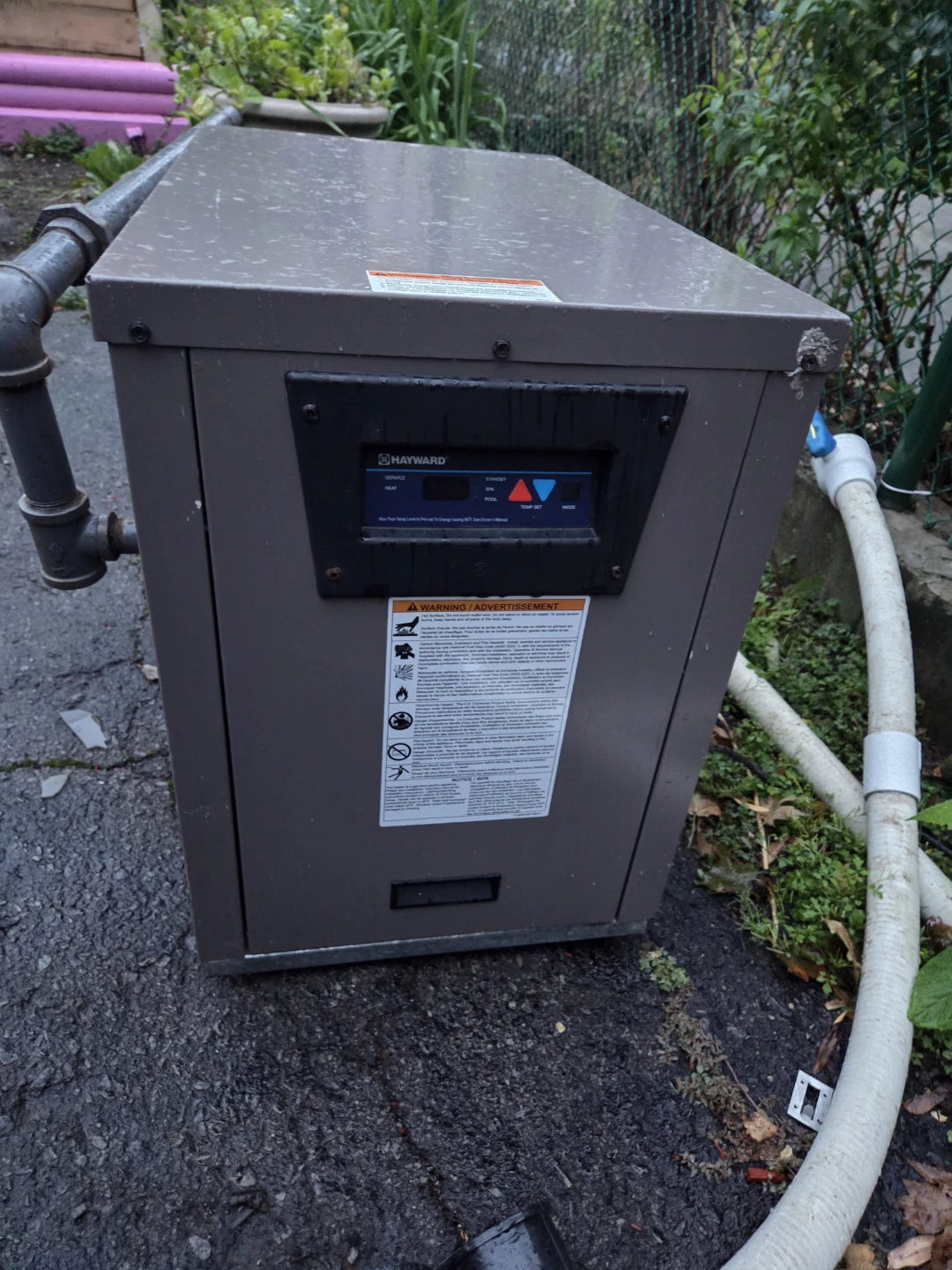 Hayward pool heater