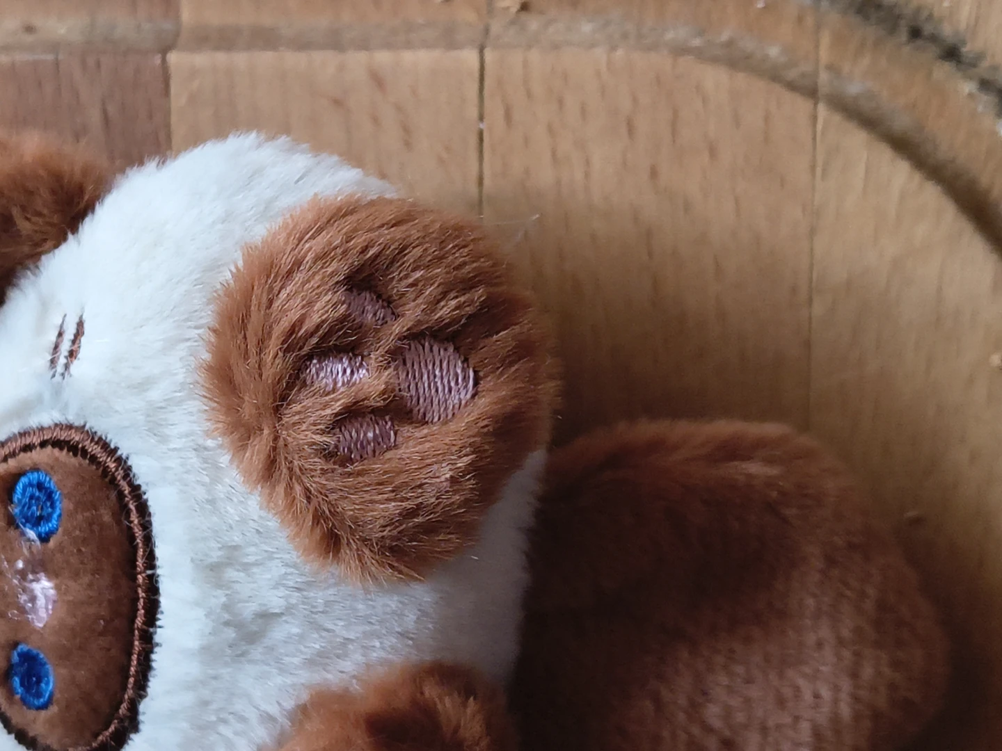 Siamese Cat Plush Keychain - photo 2