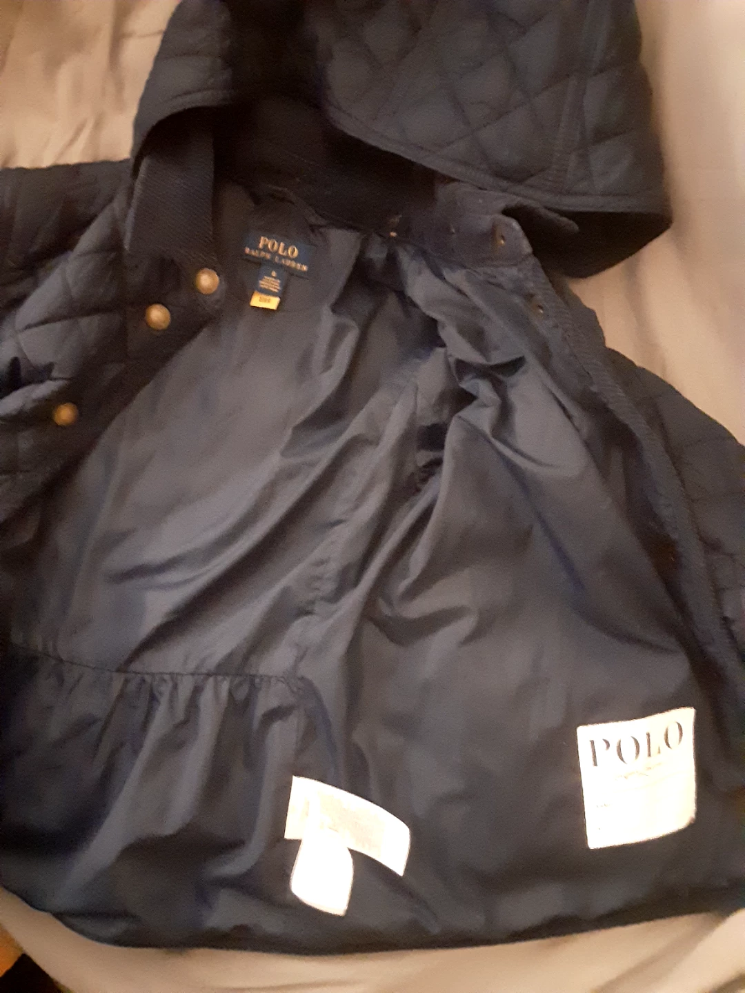 Polo Ralph Lauren Kids Quilted Jacket Navy Size 6 - photo 3