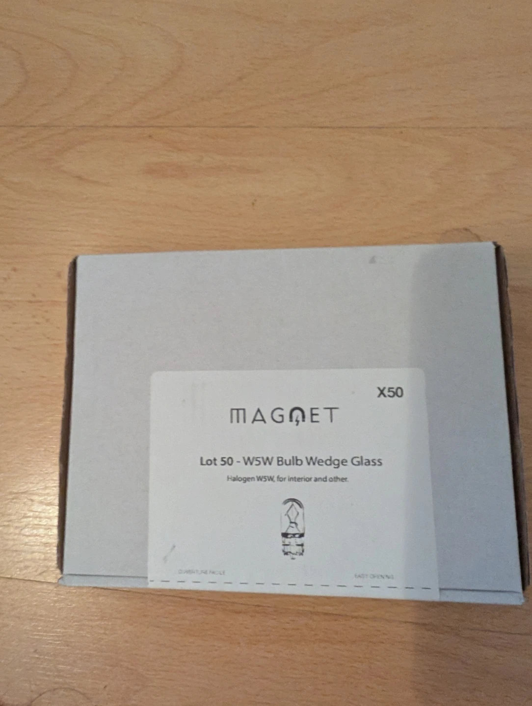 Magnet W5W Halogen Wedge Bulbs (Pack of 50)