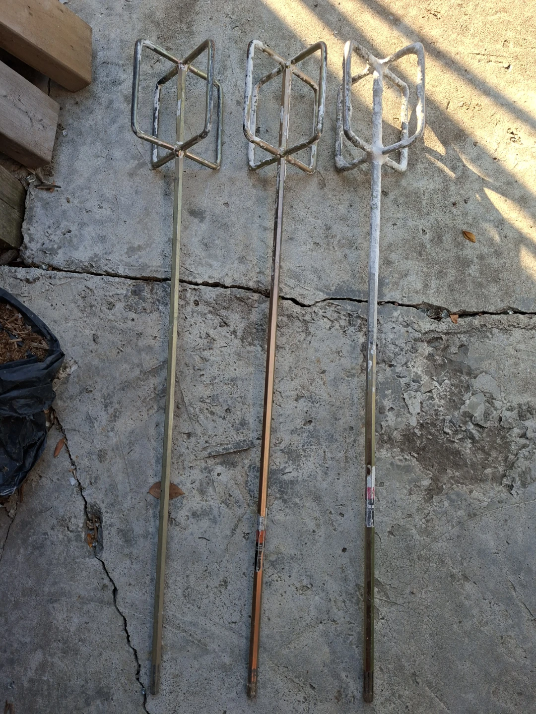 Set of 3 Paint and Mortar Mixers