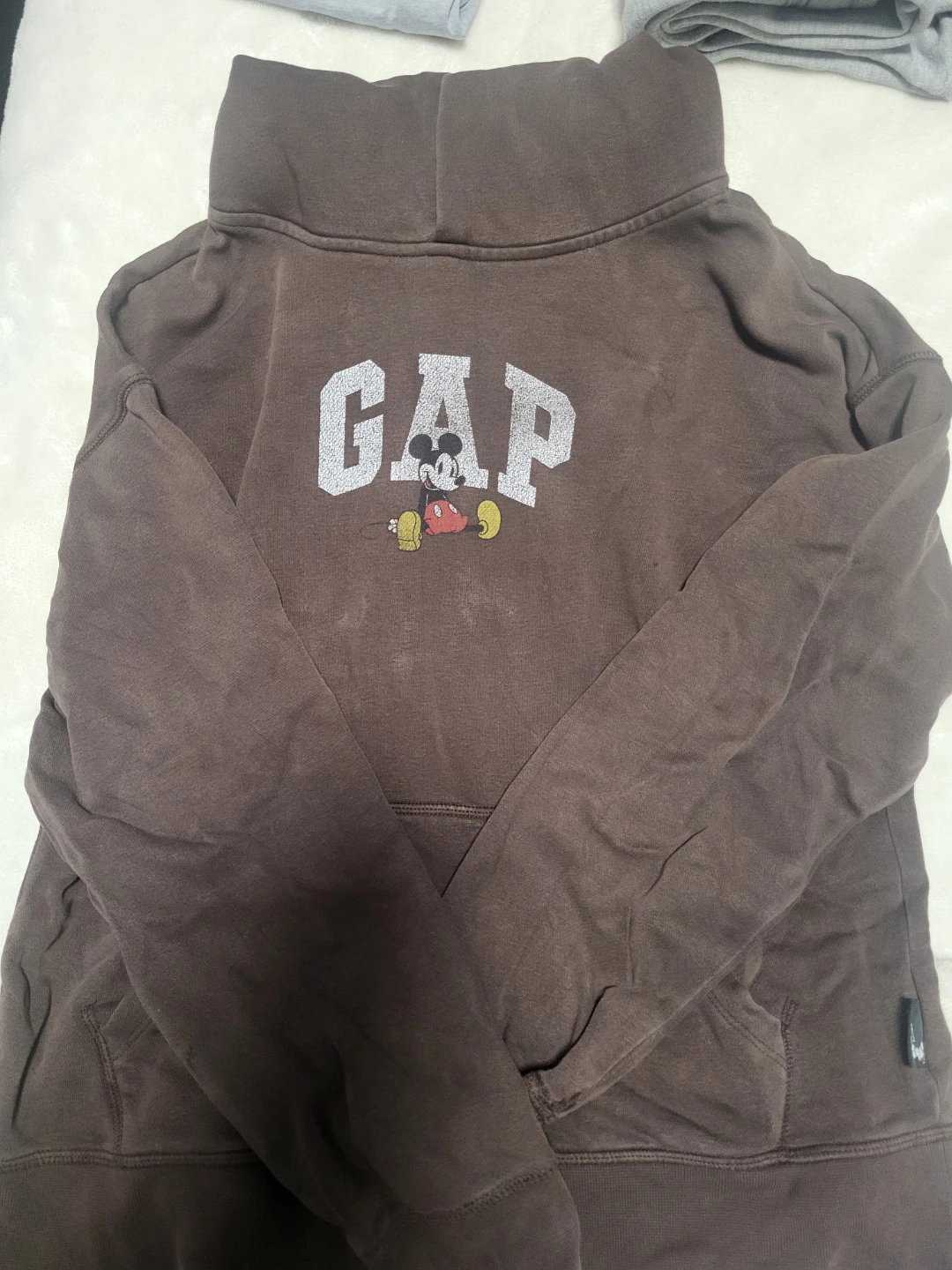 GAP Disney Mickey Mouse Brown Hoodie