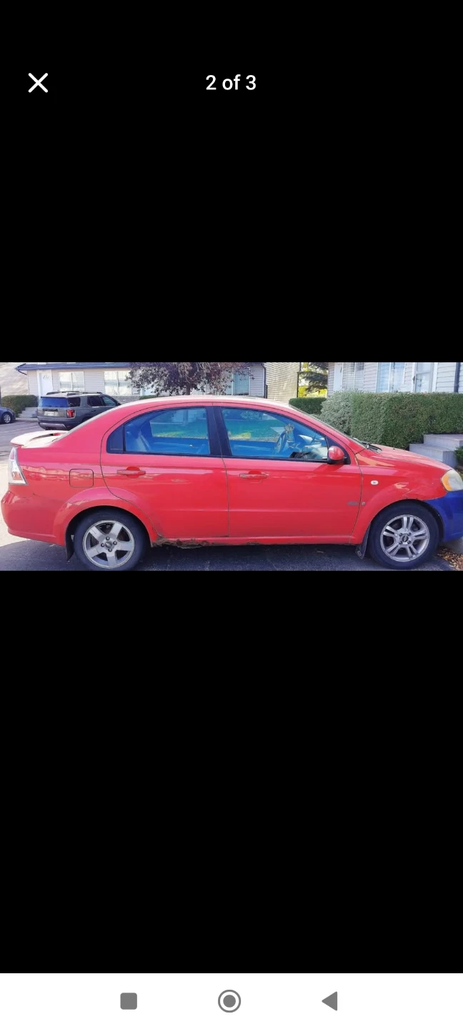 Red Chevrolet Aveo Sedan - photo 2